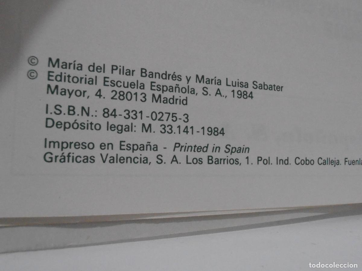 Libros de segunda mano: LIBRO DE TEXTO, EJERCICIOS DE ORIENTACION ESPACIAL Y ESQUEMA CORPORAL, EDITORIAL ESCUELA ESPA&Ntilde;OLA - Foto 2