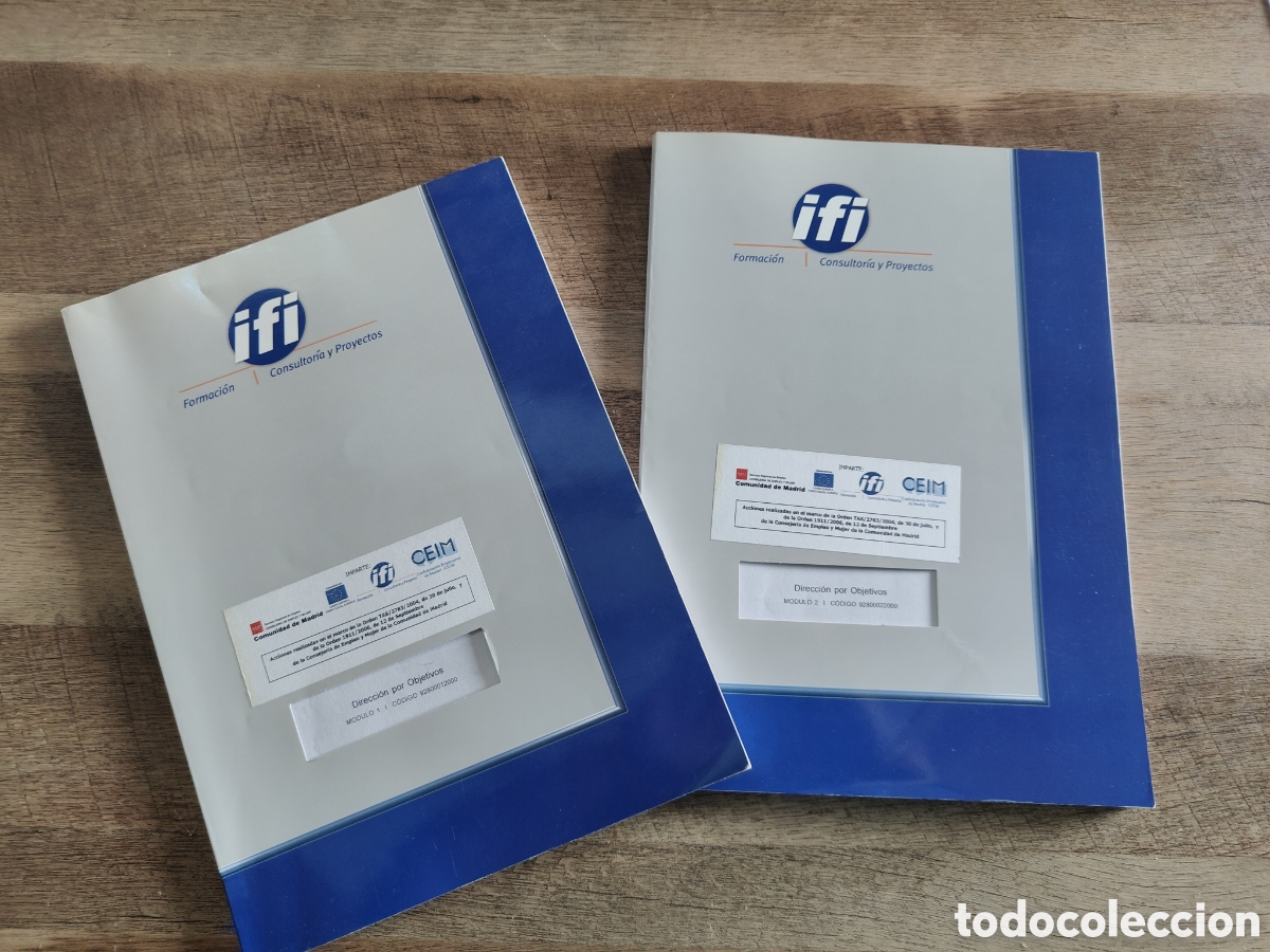 Libros de segunda mano: Manual Formaci&oacute;n Direcci&oacute;n por Objetivos &ndash; M&oacute;dulo 1 y 2 (curso completo) - Foto 1