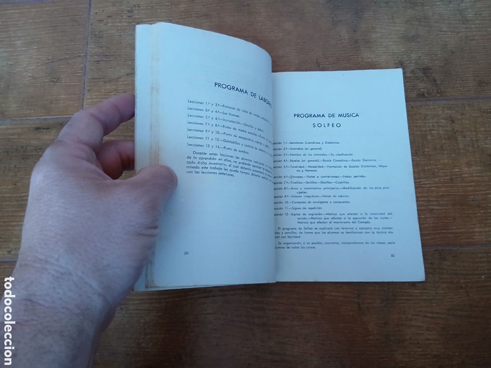 Libros de segunda mano: Libro Programa de Ense&ntilde;anzas de Hogar, Formaci&oacute;n del Esp&iacute;ritu Nacional... (Libro de Escuela 1.954) - Foto 5