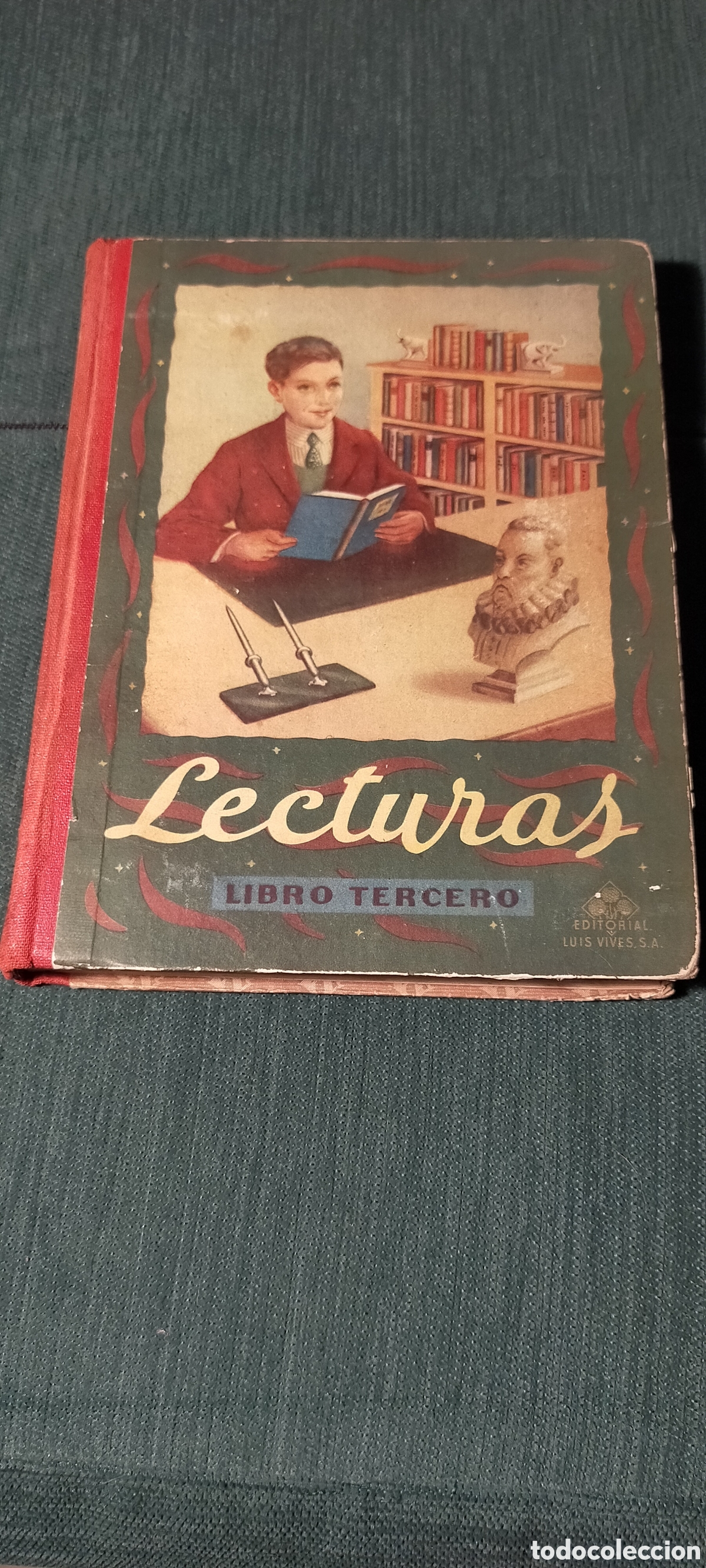 Libros de segunda mano: Libro lecturas libro tercero 1952 editorial Luis Vives - Foto 1