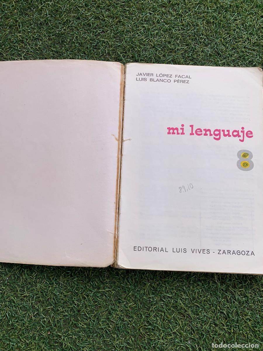 Libros de segunda mano: Libro Mi lenguaje 8 EGB Edelvives - Foto 4