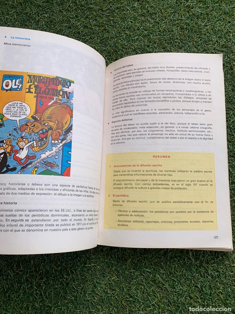 Libros de segunda mano: Libro Mi lenguaje 8 EGB Edelvives - Foto 7