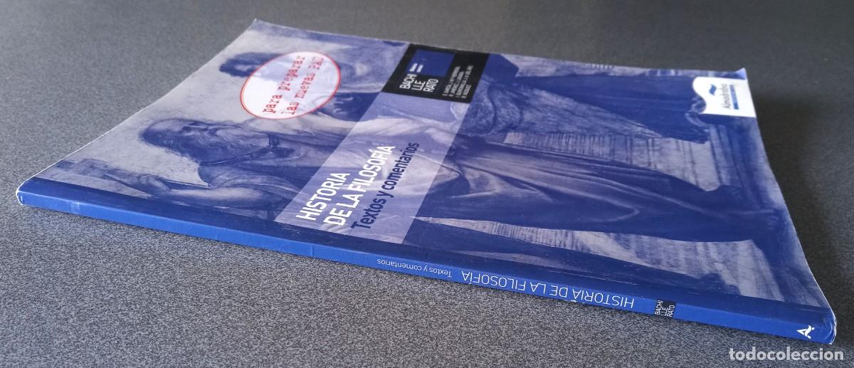 Libros de segunda mano: Historia De La Filosof&iacute;a Textos Y Comentarios Bachillerato - Foto 2