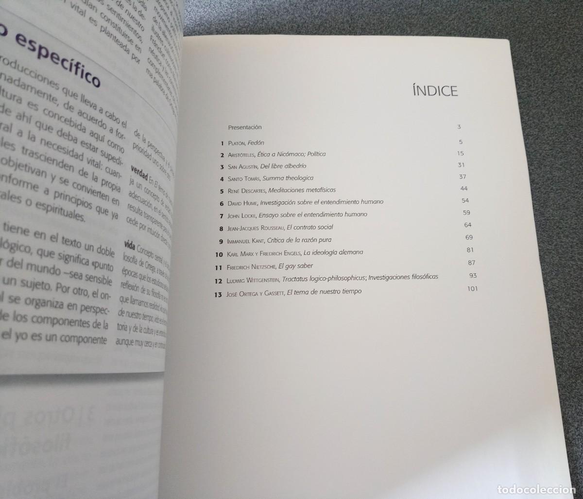 Libros de segunda mano: Historia De La Filosof&iacute;a Textos Y Comentarios Bachillerato - Foto 8