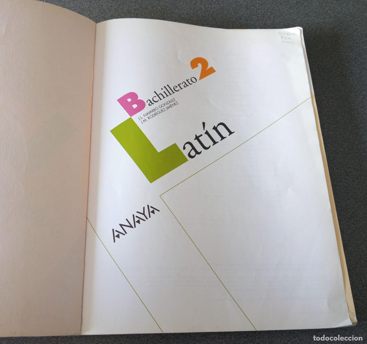 Libros de segunda mano: Bachillerato 2 Lat&iacute;n Anaya - Foto 3