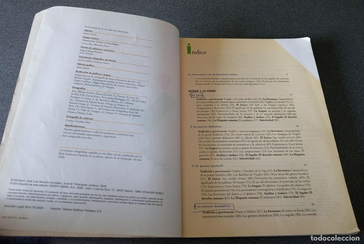 Libros de segunda mano: Bachillerato 2 Lat&iacute;n Anaya - Foto 4