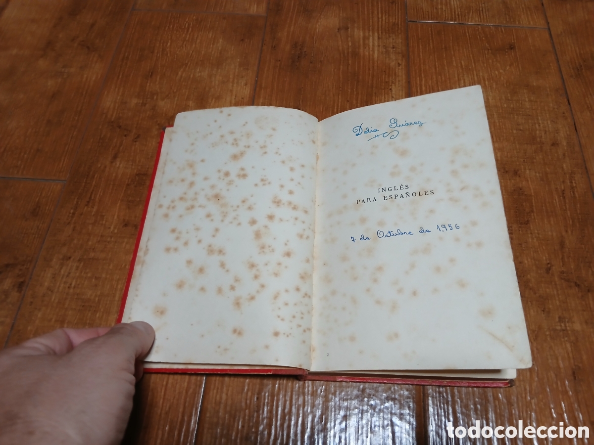 Libros de segunda mano: Libro Ingl&eacute;s para Espa&ntilde;oles -Ed. Juventud 1.955- (Libro Escolar) - Foto 4