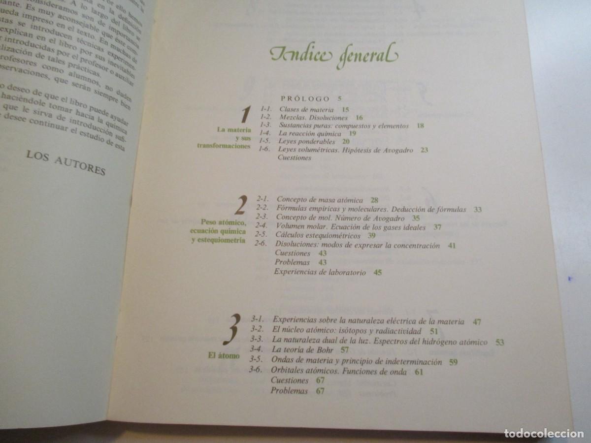 Libros de segunda mano: Qu&iacute;mica C.O.U w37657 - Foto 2