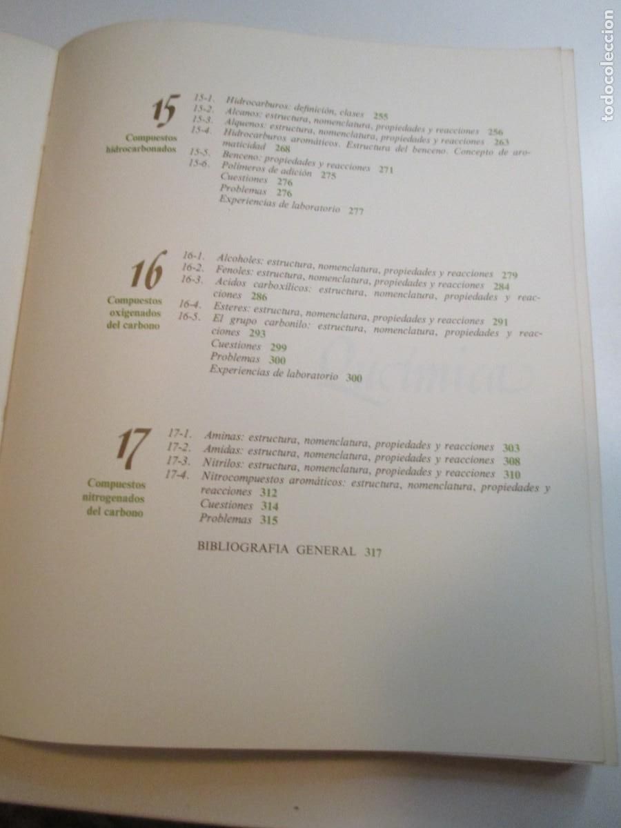 Libros de segunda mano: Qu&iacute;mica C.O.U w37657 - Foto 6