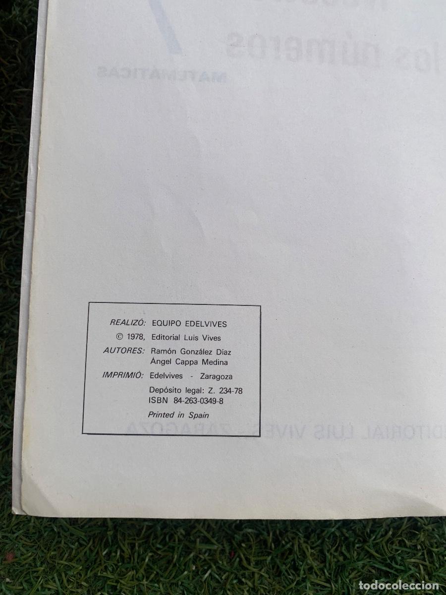 Libros de segunda mano: Nosotros y los n&uacute;meros Matem&aacute;ticas 7 EGB Edelvives - Foto 5