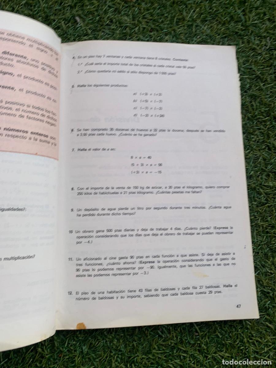 Libros de segunda mano: Nosotros y los n&uacute;meros Matem&aacute;ticas 7 EGB Edelvives - Foto 6