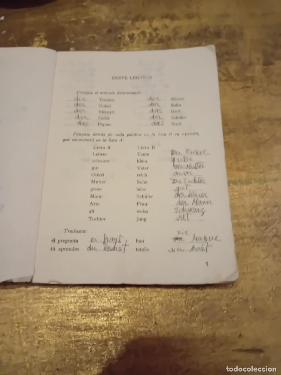 Libros de segunda mano: Libro de ejercicios de gram&aacute;tica alemana a&ntilde;o 1960 - Foto 3