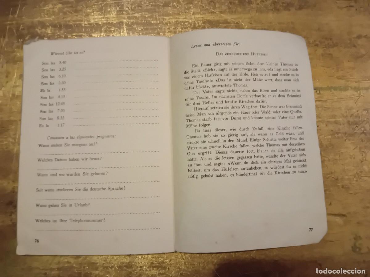 Libros de segunda mano: Libro de ejercicios de gram&aacute;tica alemana a&ntilde;o 1960 - Foto 10