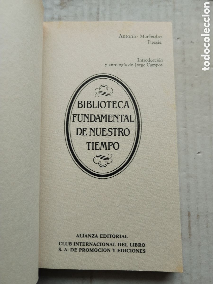 Libros de segunda mano: POESIA/ANTONIO MACHADO - Foto 2