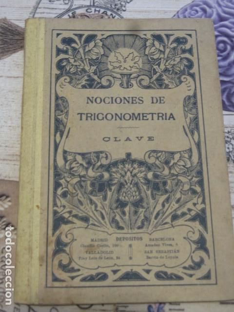 Libros de segunda mano: NOCIONES DE TRIGONOMETRIA - Y - CLAVE- G.M. BRU&Ntilde;O - - Foto 1