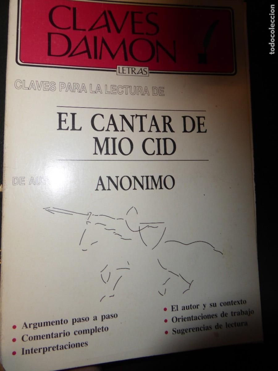 Libros de segunda mano: CLAVES PARA LA LECTURA DE EL CANTAR DE MIO CID. An&oacute;nimo - Foto 1