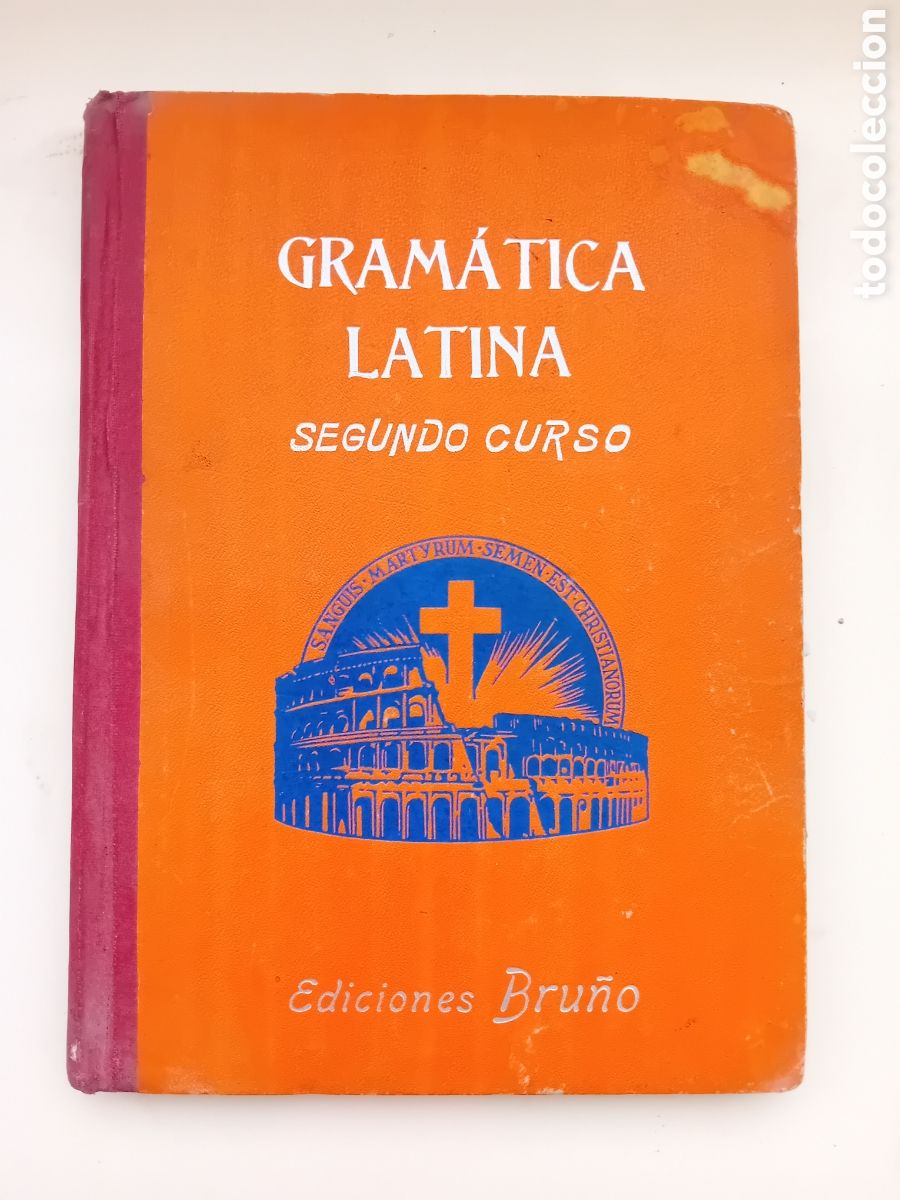 Libros de segunda mano: Gram&aacute;tica latina. Segundo curso.Bru&ntilde;o - Foto 1