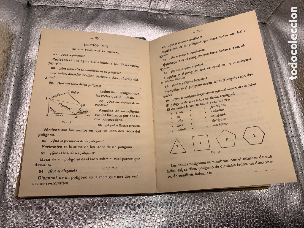 Libros de segunda mano: &bull;Geometria primer grado - lecciones elemental ediciones Bru&ntilde;o 1958 - Foto 4