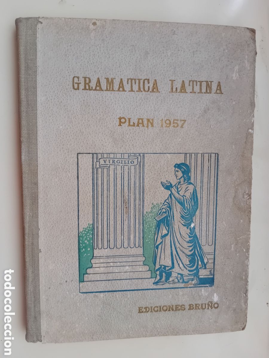 Libros de segunda mano: Gram&aacute;tica latina. Plan 1957.Bru&ntilde;o - Foto 1