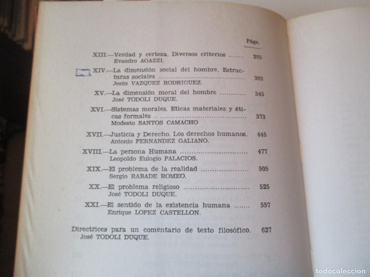 Libros de segunda mano: La filosof&iacute;a en el B.U.P. W37878 - Foto 3