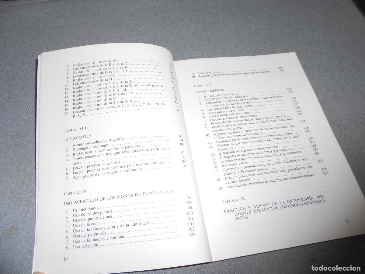 Libros de segunda mano: ORTOGRAFIA PRACTICA DE LA LENGUA ESPA&Ntilde;OLA - Foto 4