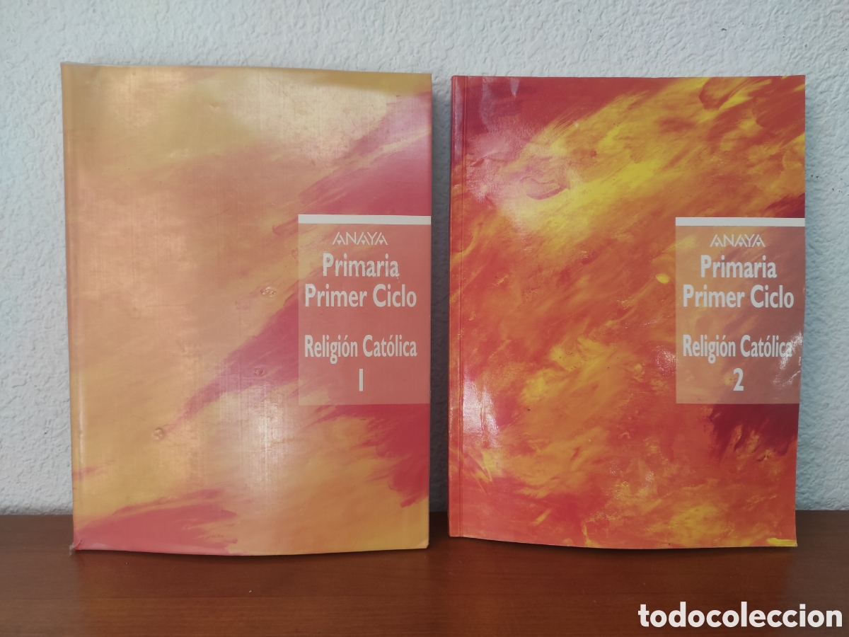 Libros de segunda mano: Primaria primer ciclo religi&oacute;n cat&oacute;lica 1 y 2Anaya - Foto 1