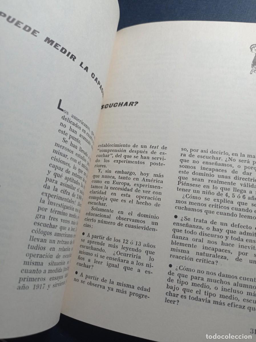 Libros de segunda mano: COMO APRENDER A ESCUCHAR. ANDR&Eacute; CONQUET. HOGAR DEL LIBRO, 1983. VER ++ - Foto 7