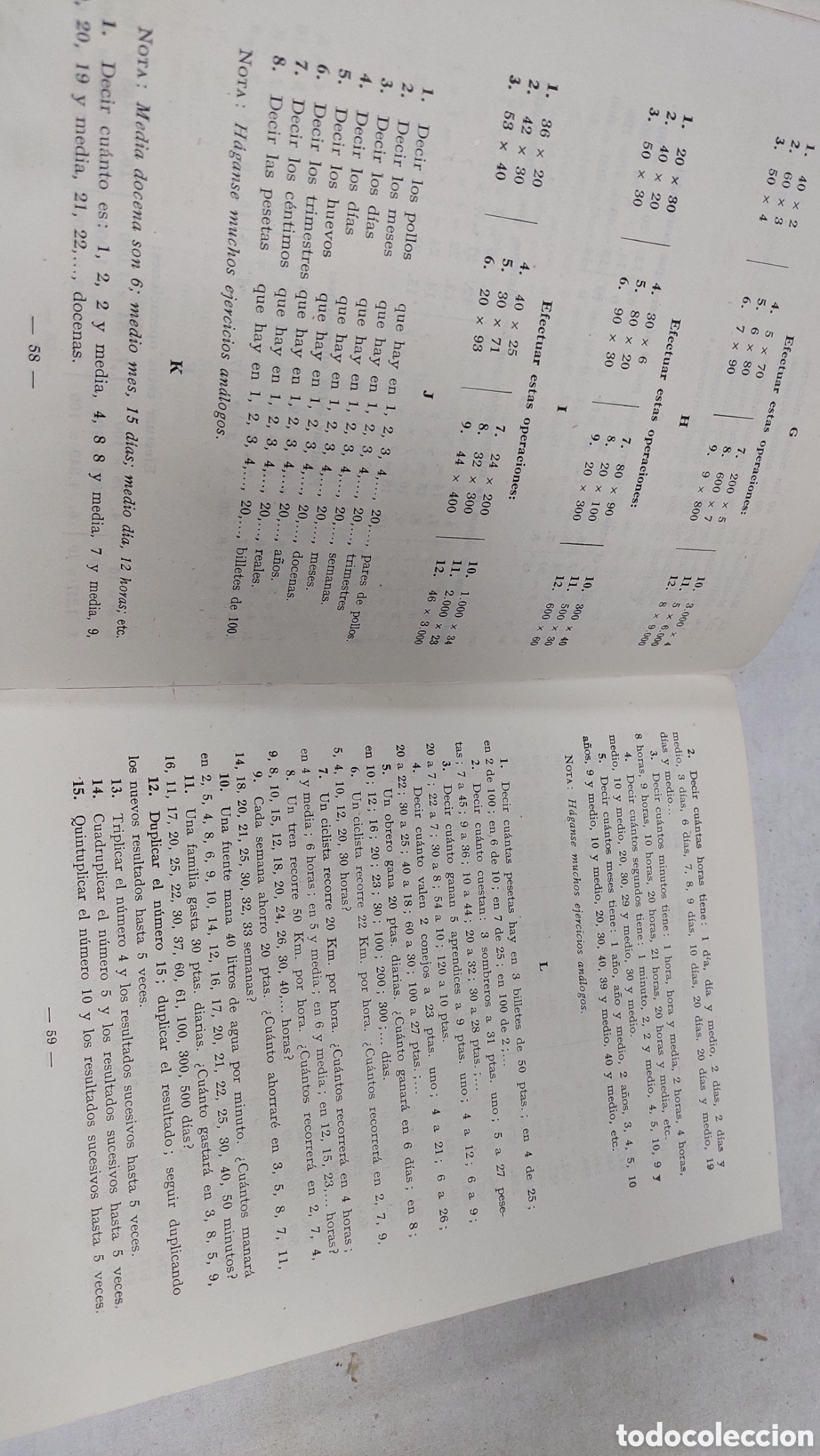 Libros de segunda mano: Aritm&eacute;tica primer grado 1952 Edelvives - Foto 3
