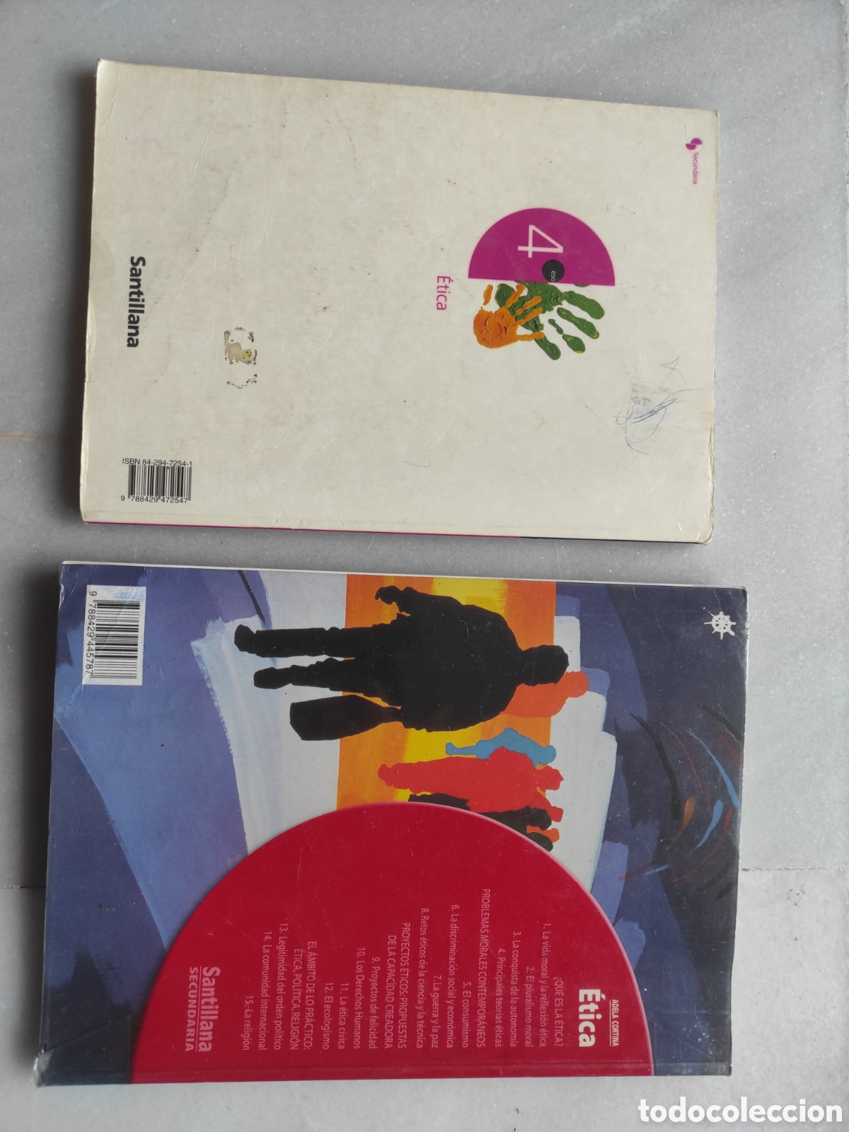 Libros de segunda mano: 2 libros de texto &Eacute;TICA. 4 &ordm; ESO. SANTILLANA. - Foto 2