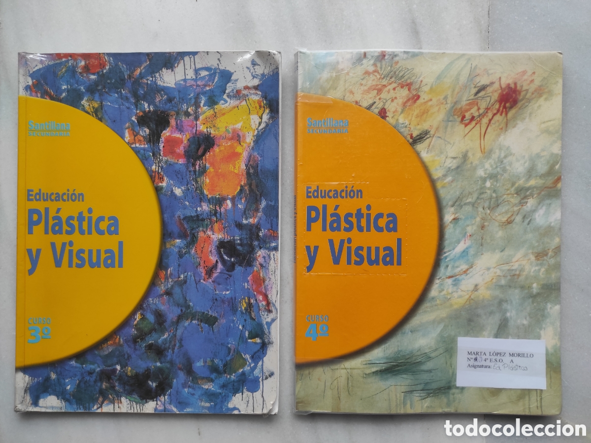 Libros de segunda mano: 3&ordm; y 4&deg; ESO EDUCACI&Oacute;N PL&Aacute;STICA Y VISUAL SANTILLANA - Foto 1
