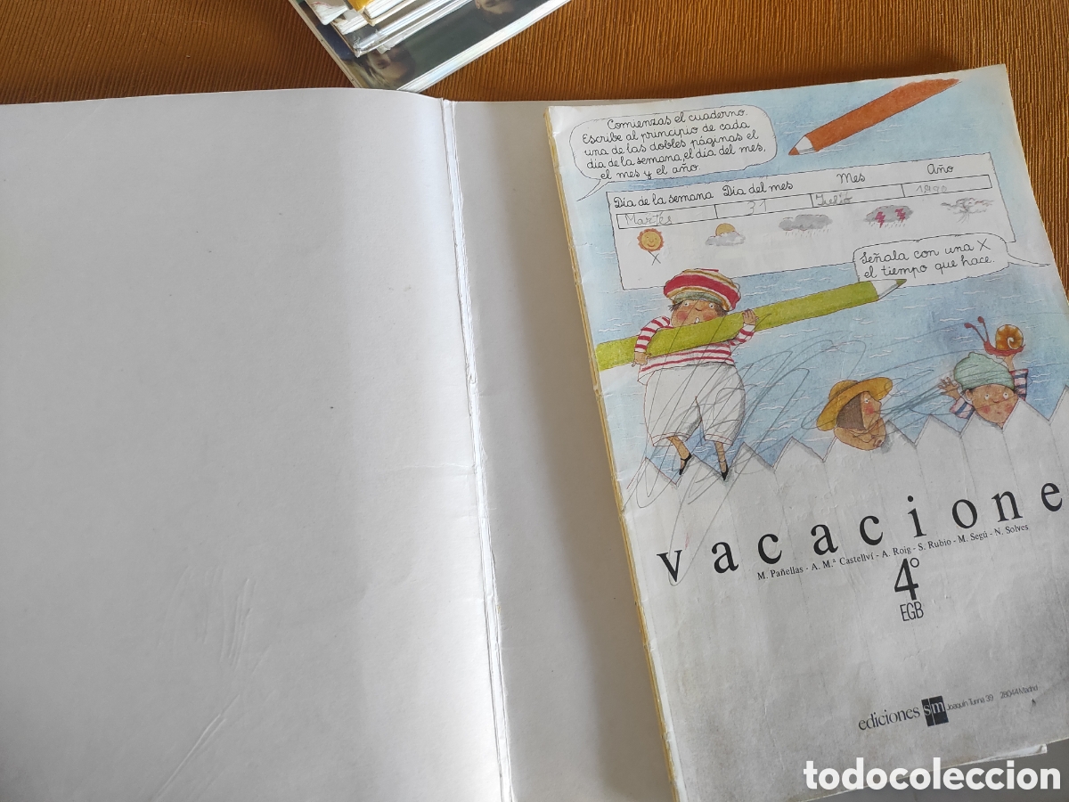 Libros de segunda mano: CUADERNO DE VACACIONES EGB - 4&ordm; - EDICIONES S.M (PEDIDO M&Iacute;NIMO 5 &euro;) - Foto 5