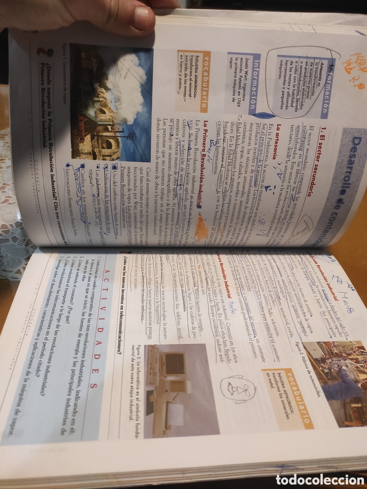 Libros de segunda mano: Geograf&iacute;a, Andaluc&iacute;a. 3&ordm; de la E.S.O. - Foto 4
