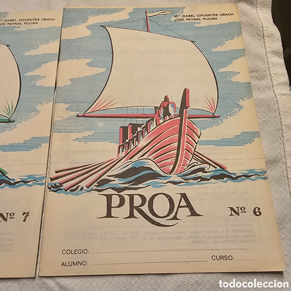 Libros de segunda mano: Cuaderno de escritura proa n6 y n7 a&ntilde;o 1966 - Foto 3