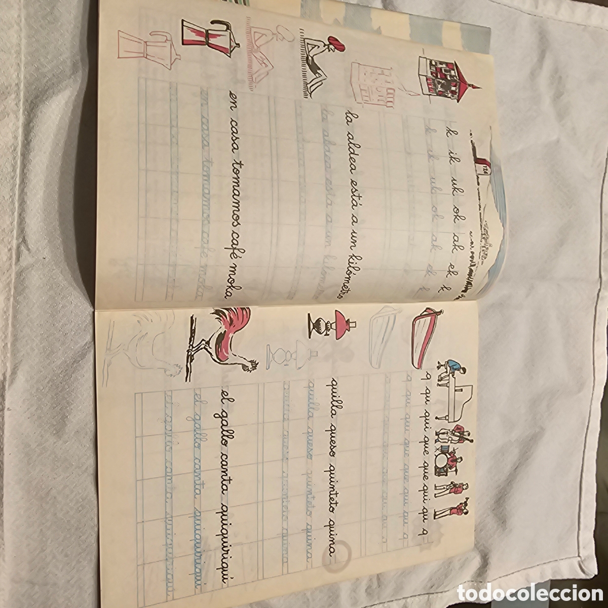 Libros de segunda mano: Cuaderno de escritura proa n6 y n7 a&ntilde;o 1966 - Foto 5