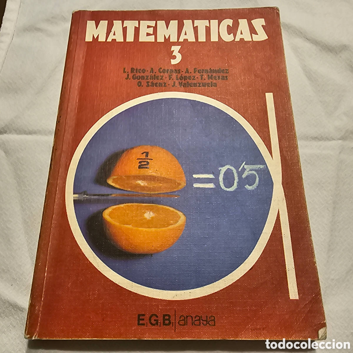 Libros de segunda mano: MATEM&Aacute;TICAS 3 EGB - ANAYA 1978 - Foto 1