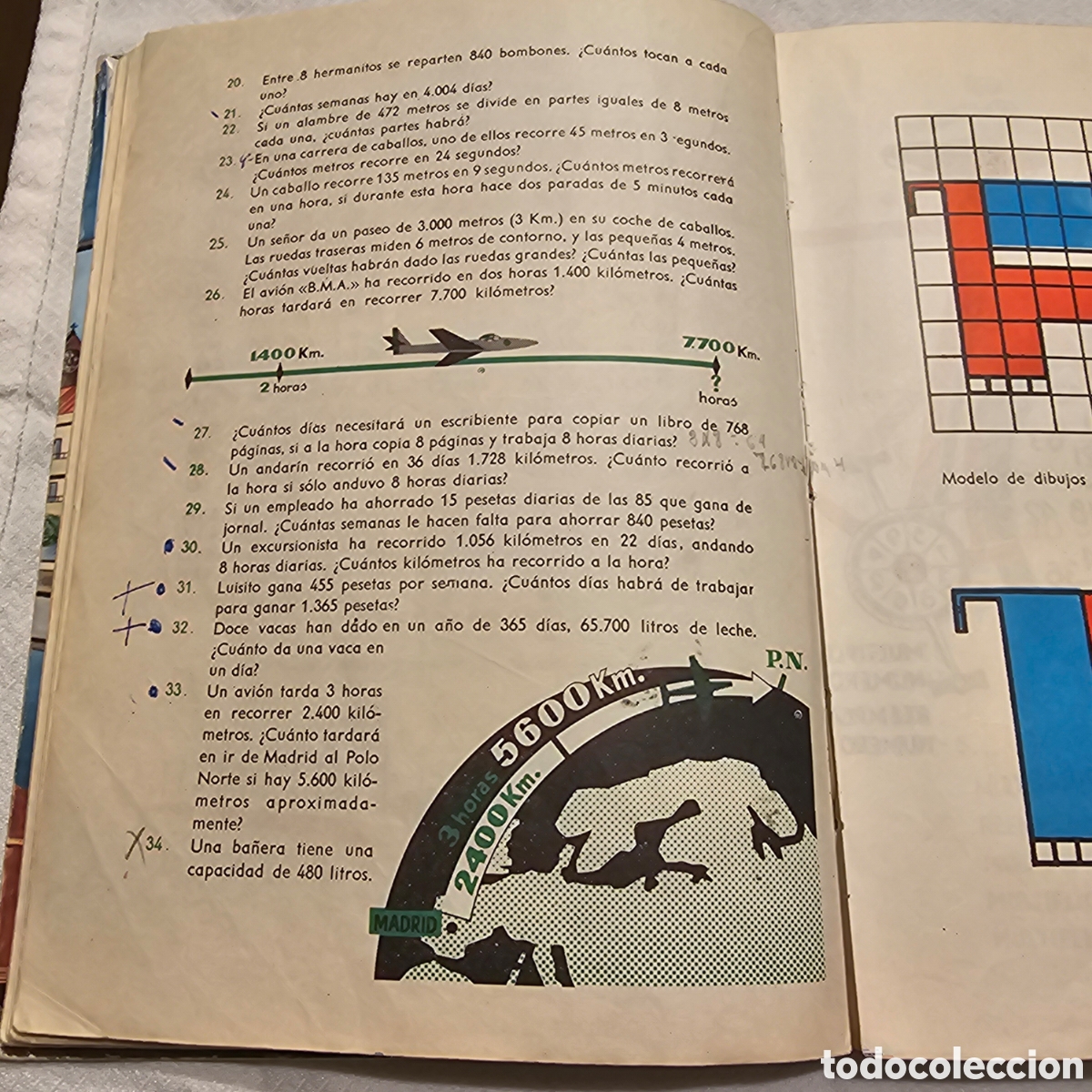 Libros de segunda mano: EL C&Aacute;LCULO EN LA VIDA PRIVADA. 4&deg; GRADO 1964 - Foto 5