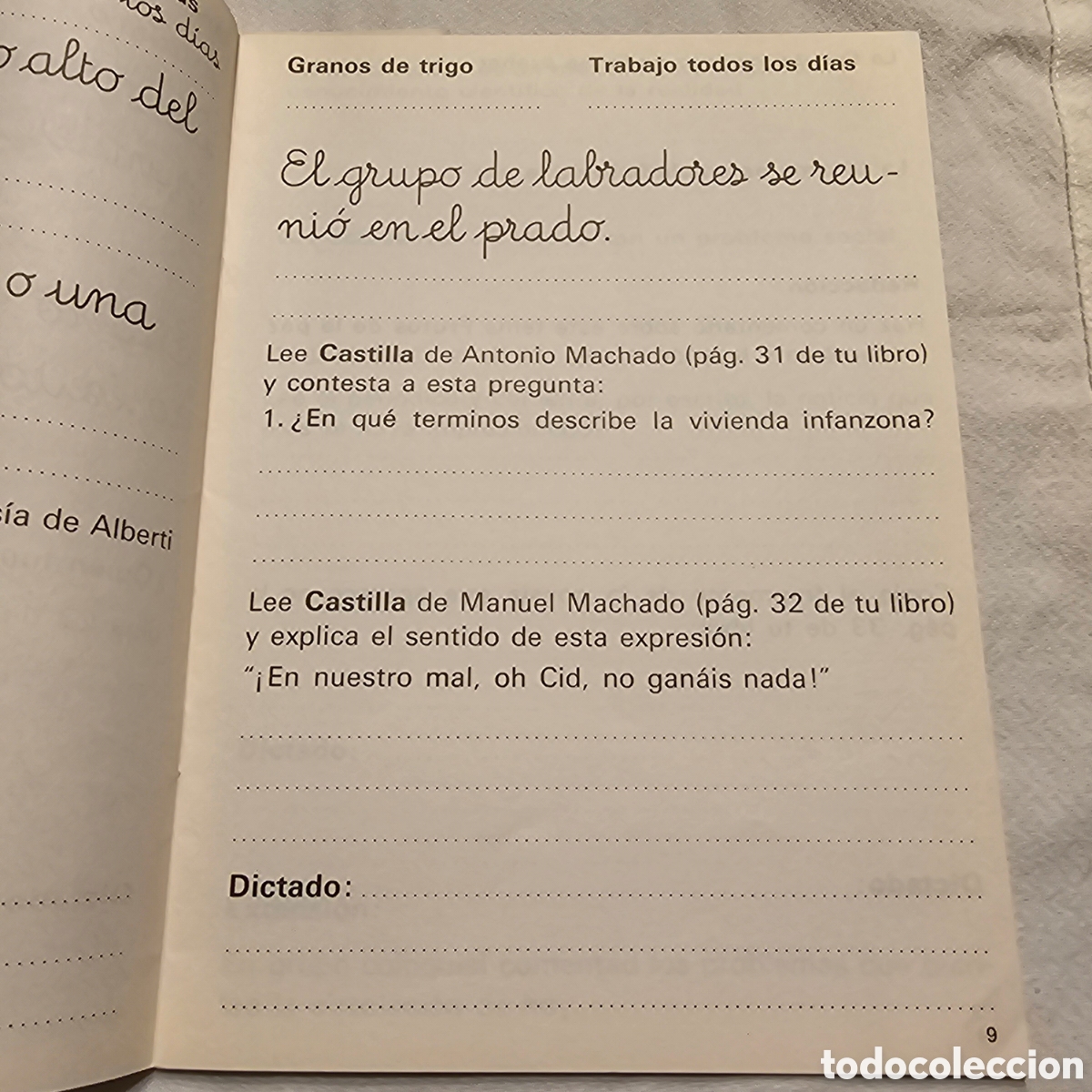 Libros de segunda mano: CUADERNO DE ESCRITURA 2 RUMBO. 2 UNIDADES - Foto 3
