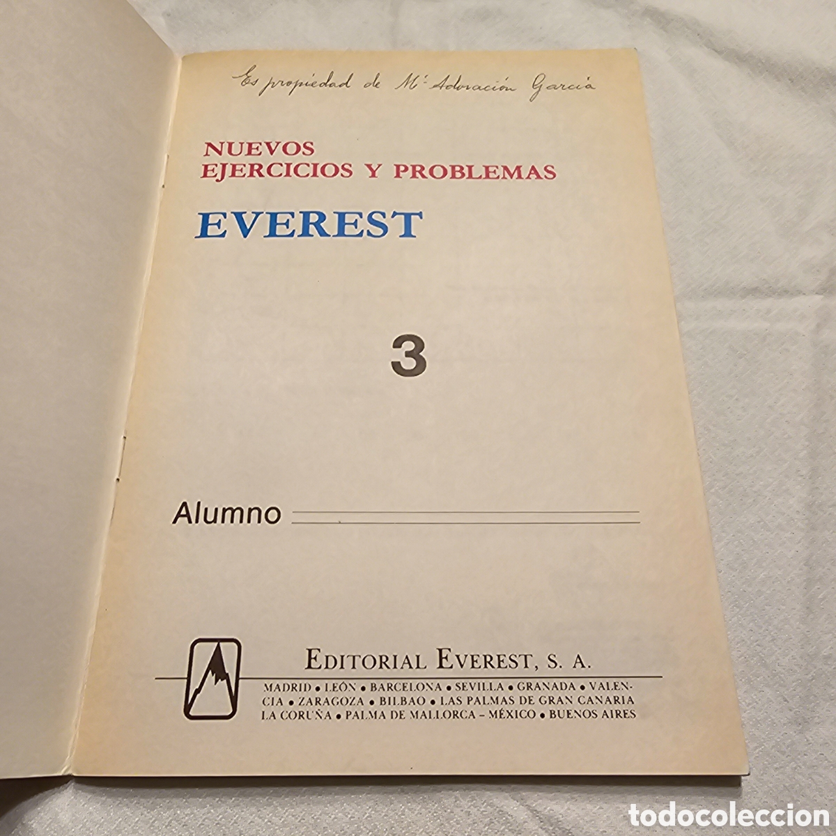Libros de segunda mano: NUEVOS EJERCICIOS Y PROBLEMAS EVEREST n&ordm; 3 - Foto 2