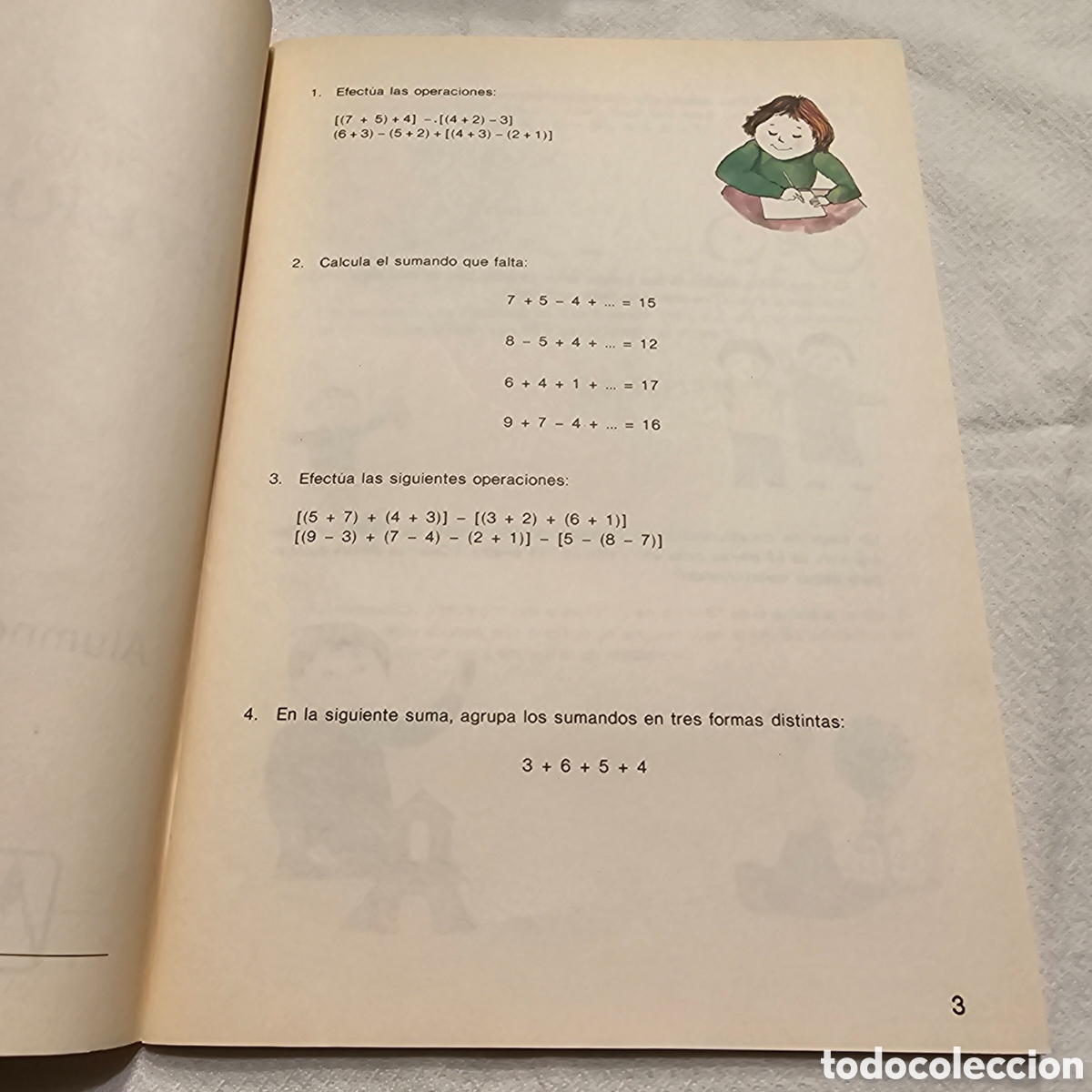 Libros de segunda mano: CUADERNILLO, NUEVOS EJERCICIOS Y PROBLEMAS EVEREST, CICLO MEDIO 5 - Foto 3