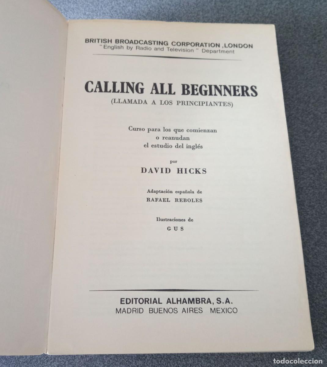 Libros de segunda mano: El Curso De Ingl&eacute;s De La BBC De Londres Calling All Beginners - Foto 3