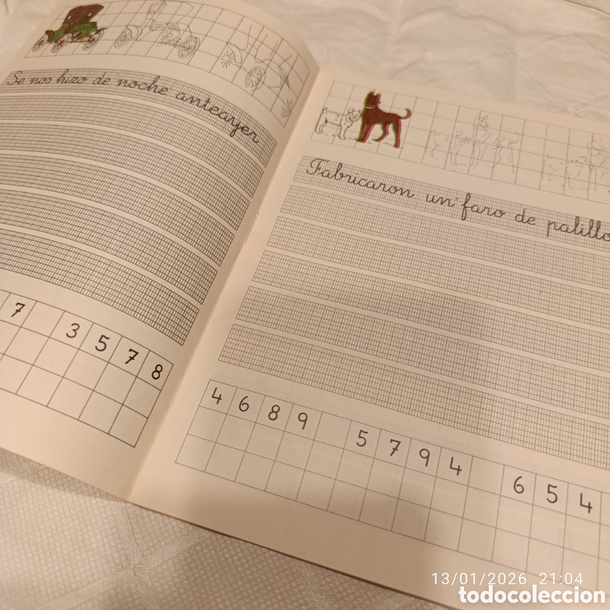 Libros de segunda mano: Cuaderno de Caligraf&iacute;a&nbsp;de la editorial&nbsp;Nova.&nbsp;E.G.B,a&ntilde;o 1977,sin uso. - Foto 2