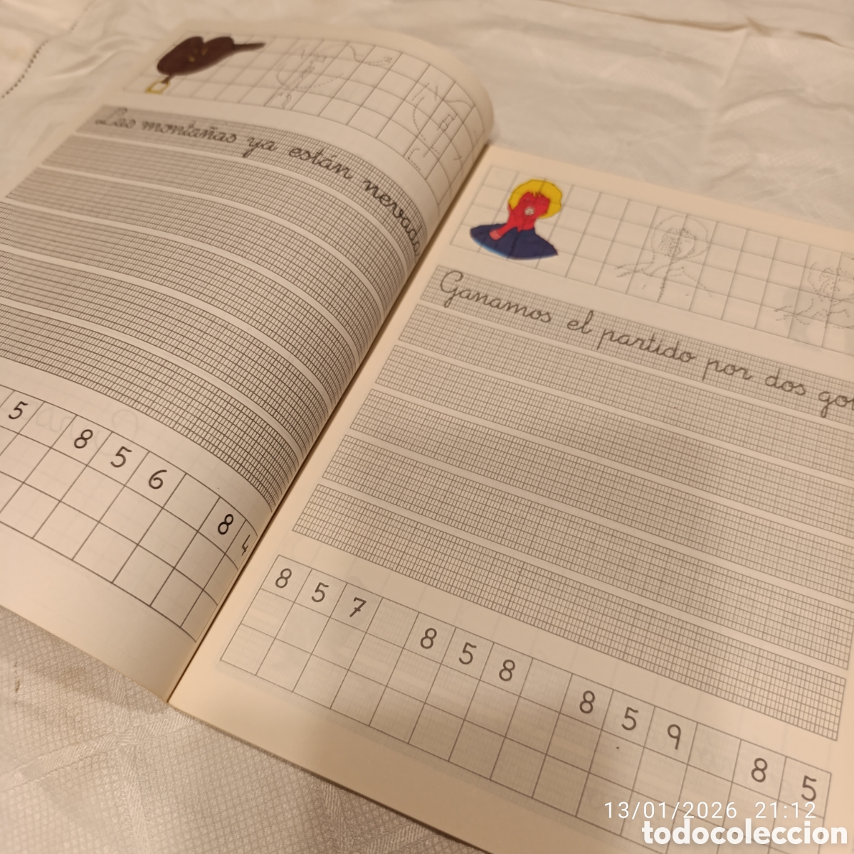 Libros de segunda mano: Cuaderno de Caligraf&iacute;a&nbsp;de la editorial&nbsp;Nova.&nbsp;E.G.B,a&ntilde;o 1977,sin uso. - Foto 2