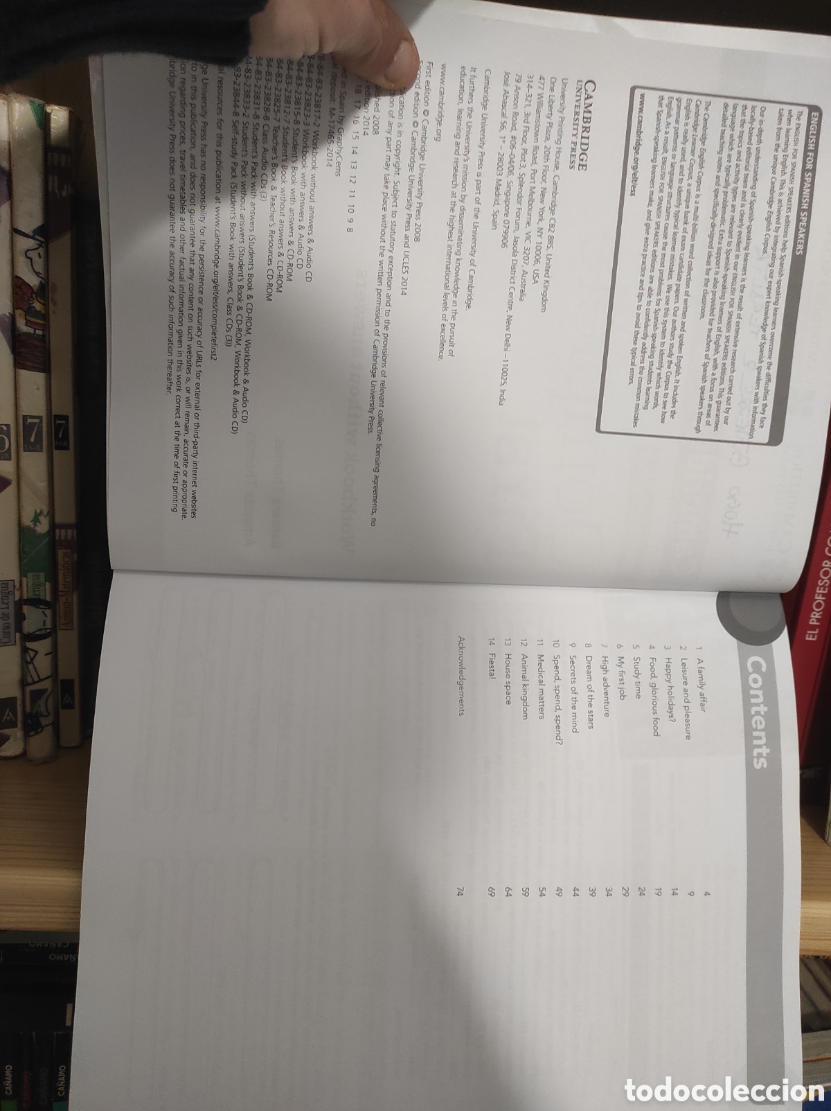 Libros de segunda mano: 2 libros texto B2. Cambridge english complete first student`s book & Workbook without answers - Foto 4