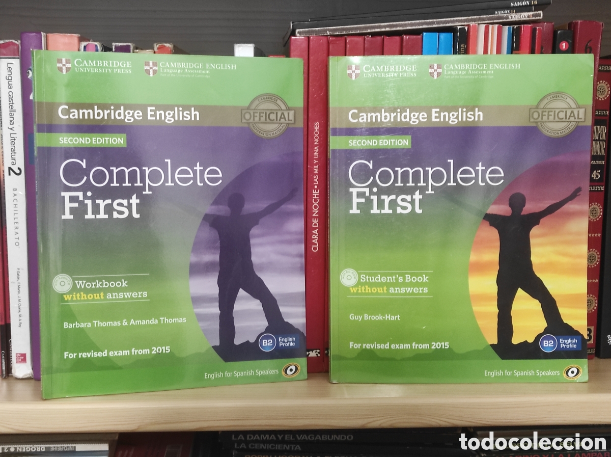 Libros de segunda mano: 2 libros texto B2. Cambridge english complete first student`s book & Workbook without answers - Foto 1