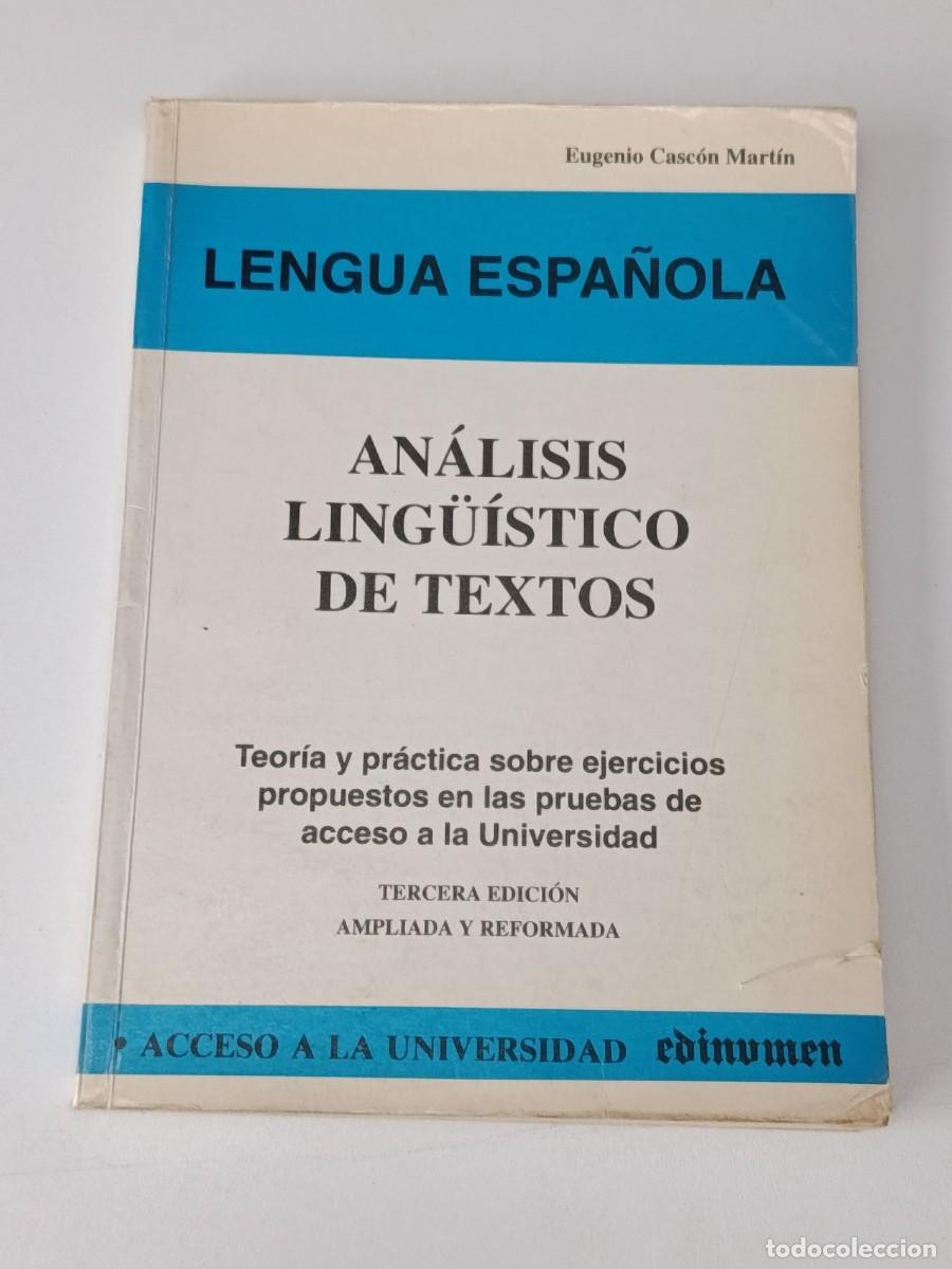 Libros de segunda mano: LENGUA ESPA&Ntilde;OLA ANALISIS DE TEXTOS - Foto 1
