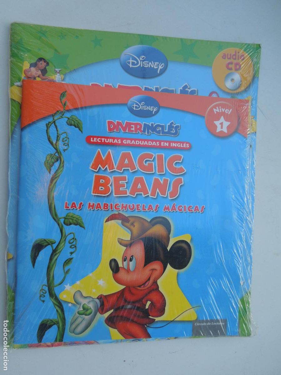 Libros de segunda mano: DIVERINGLES - MAGIC BEANS -AUDIO CD - LECTURAS GRADUADAS EN INGLES - NIVEL 1 -PRECINTADO - Foto 1
