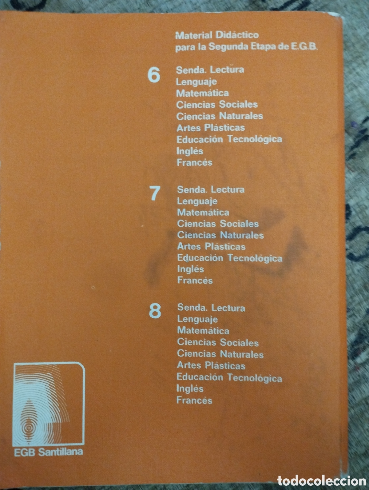 Libros de segunda mano: Libro matem&aacute;ticas 7 E.G.B. Santillana - Foto 4