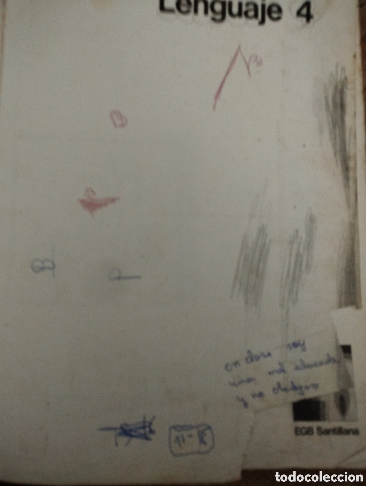 Libros de segunda mano: Libro de 4 de EGB Santillana - Foto 2
