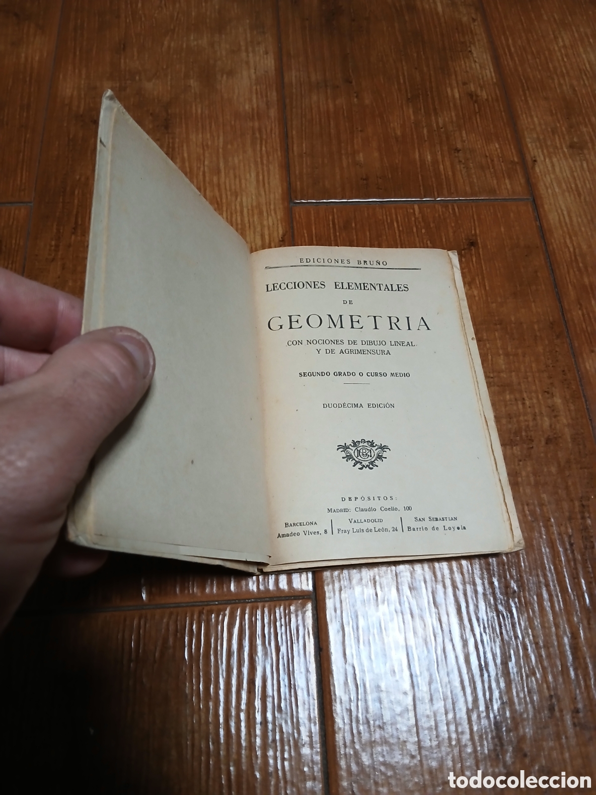 Libros de segunda mano: Libro Lecciones Elementales de Geometr&iacute;a (Ed. Bru&ntilde;o) 1.952 - Foto 6
