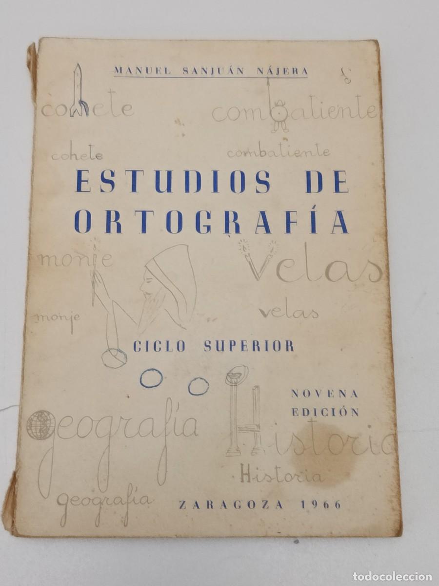 Libri di seconda mano: ESTUDIOS DE ORTOGRAFIA MANUEL SANJUAN